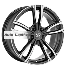 MSW 8x18/5x112 ET42 D73 73 Gloss Dark Grey Full Polished